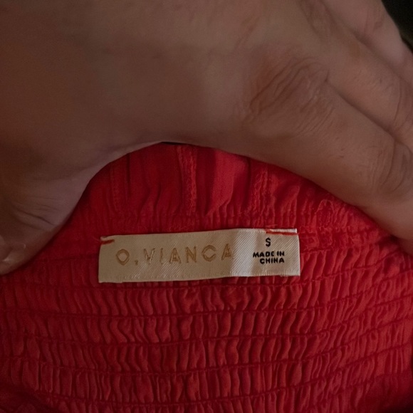 O. Bianca red dress size Small - Picture 2 of 4